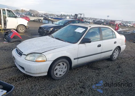 1997 Honda Civic Lx z USA, uszkodzony, nr VIN JHMEJ6579VS021726